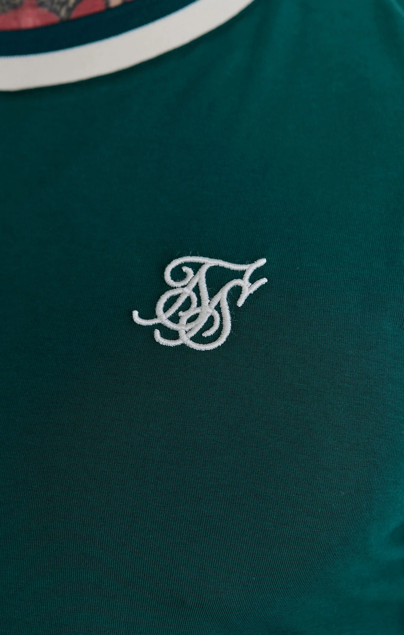 Green Ringer T-Shirt sold by Siksilk product image thumbnail 3