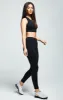 Black Essential Gym Bralette sold by Siksilk