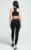 Black Essential Gym Bralette sold by Siksilk