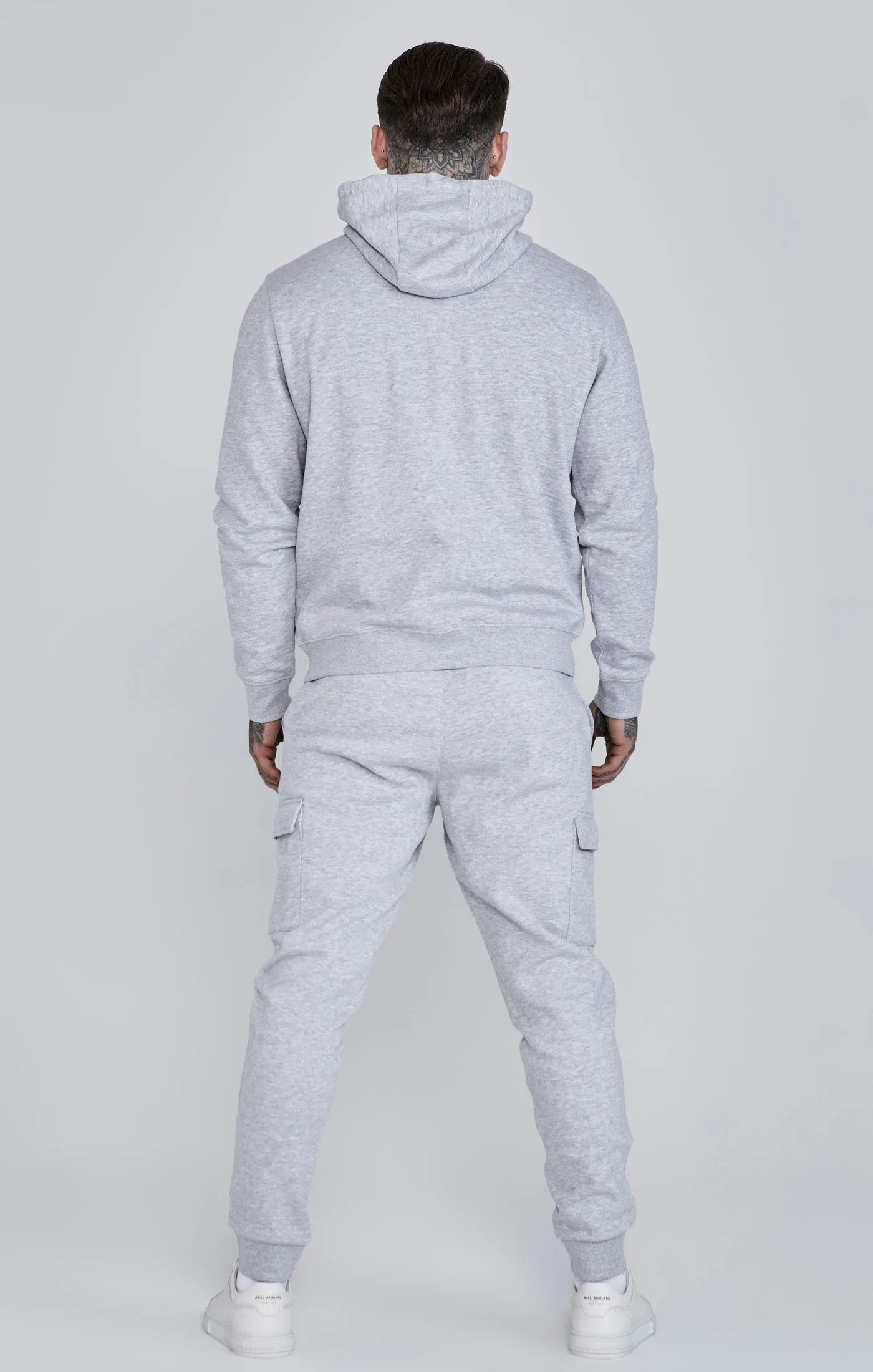 Grey Essentials Overhead Hoodie sold by Siksilk product image thumbnail 5