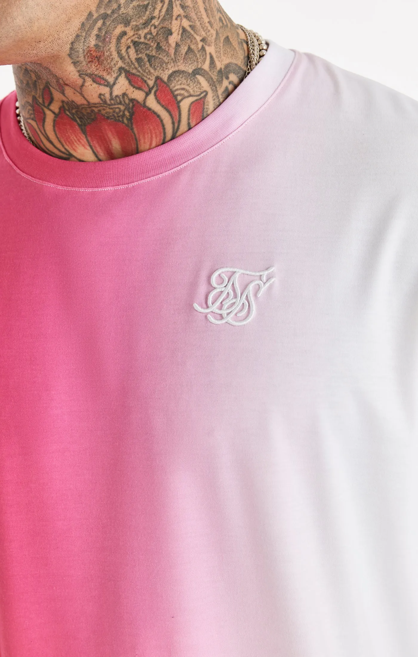 Pink Fade Oversized T-Shirt sold by Siksilk product image thumbnail 2