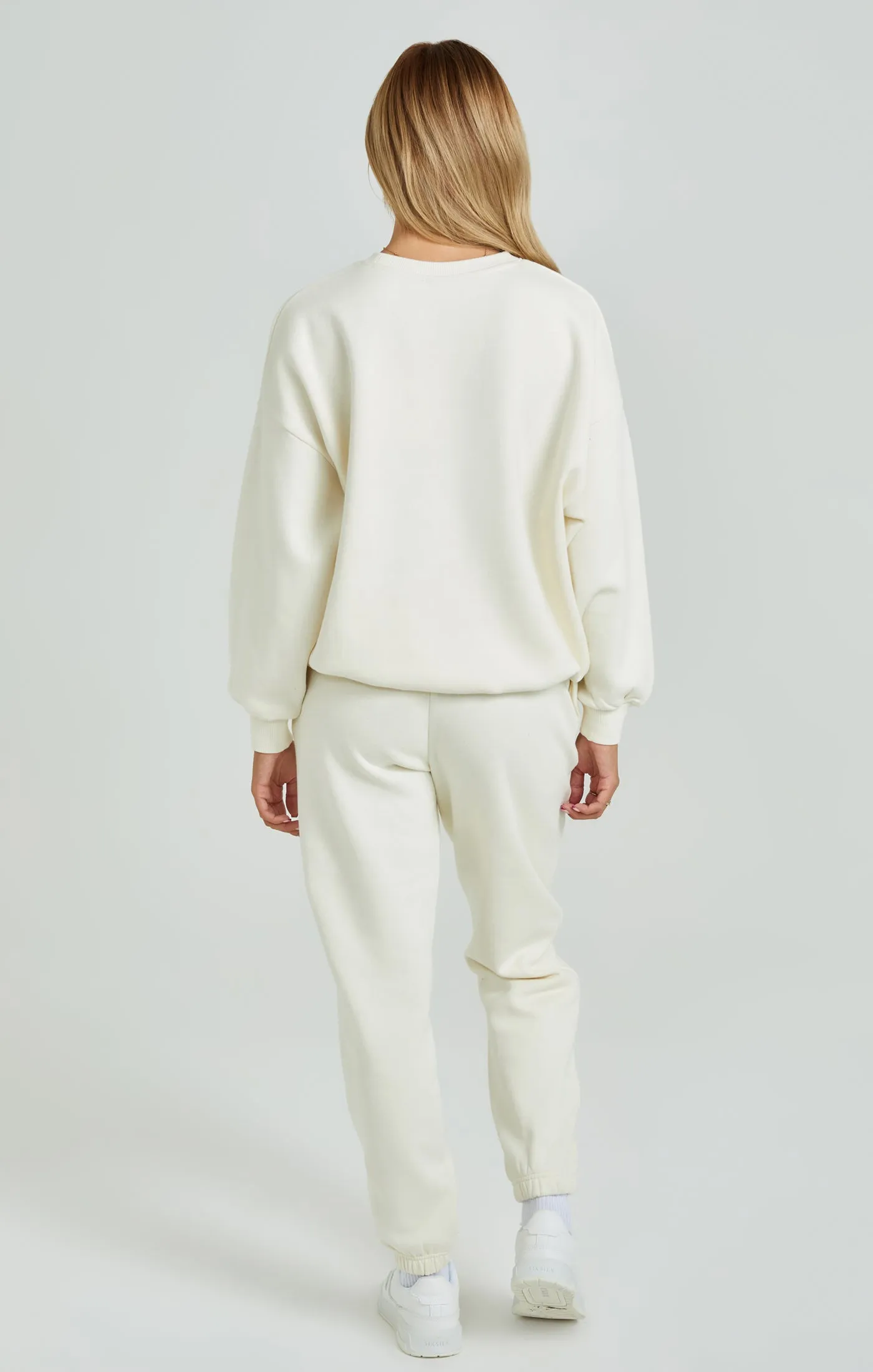 Ecru Oversized Joggers sold by Siksilk product image thumbnail 5