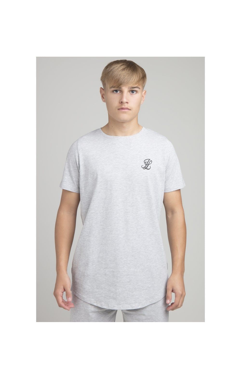 Boys Illusive Grey Marl T-Shirt And Short Twin Set sold by Siksilk product image thumbnail 4