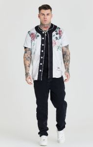 Ecru Rose Baseball Jersey sold by Siksilk