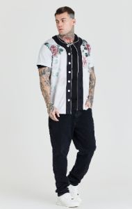 Ecru Rose Baseball Jersey sold by Siksilk