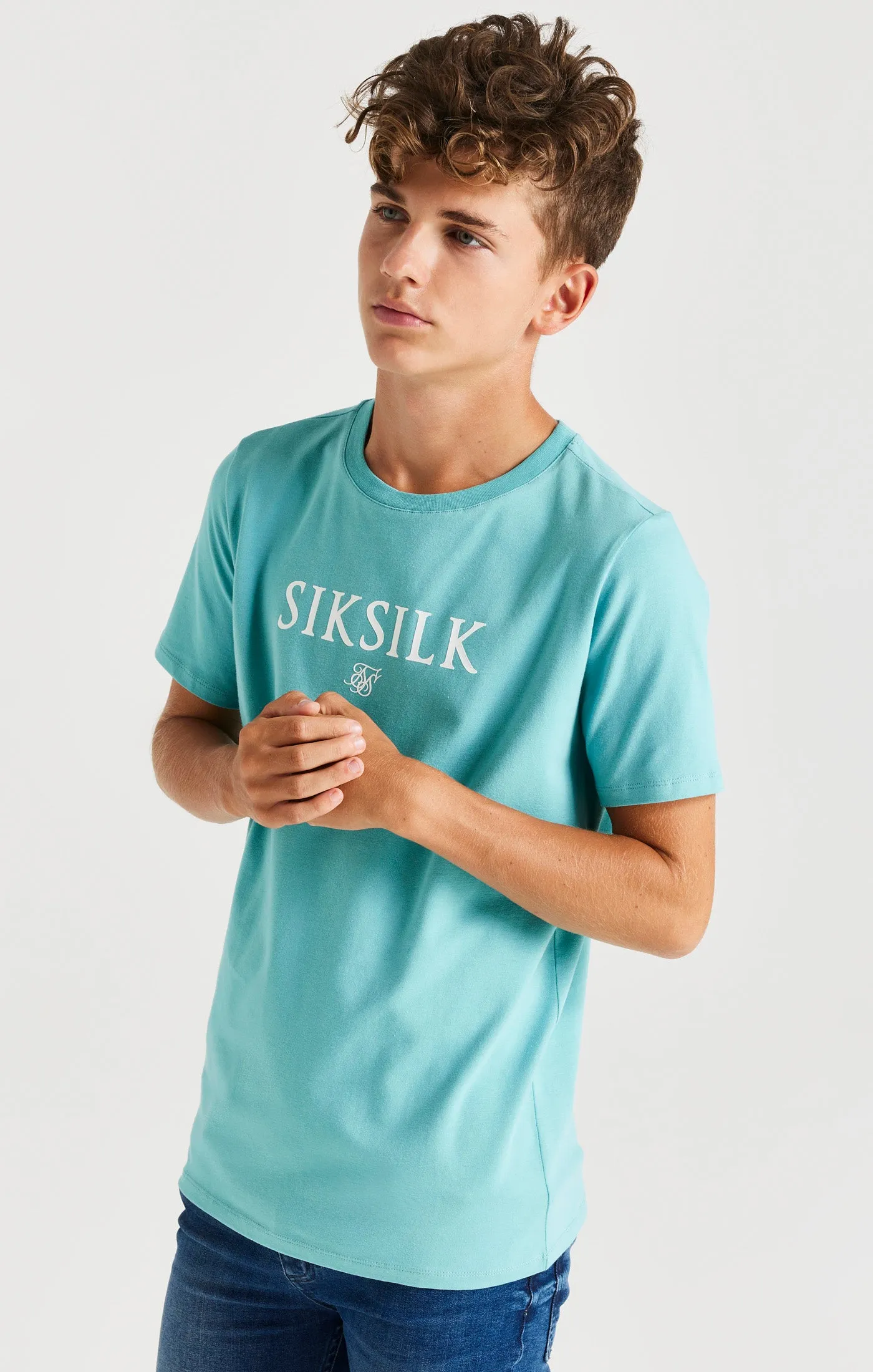 SikSilk Branded Tee - Teal sold by Siksilk product image thumbnail 2