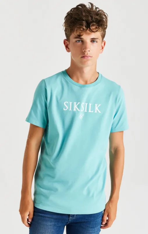 SikSilk Branded Tee - Teal sold by Siksilk