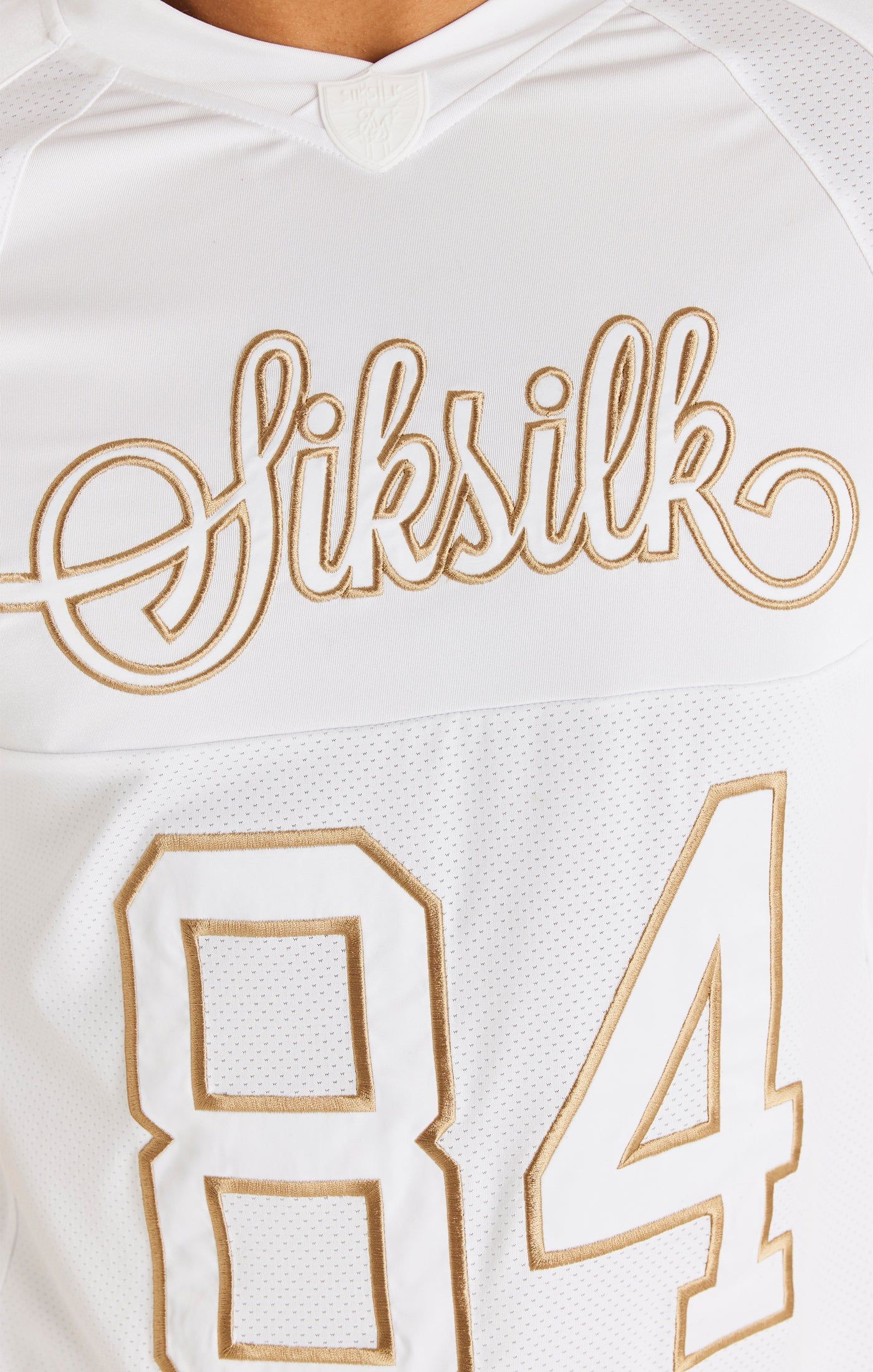 White Sport Elastic Cuff T-Shirt sold by Siksilk product image thumbnail 2