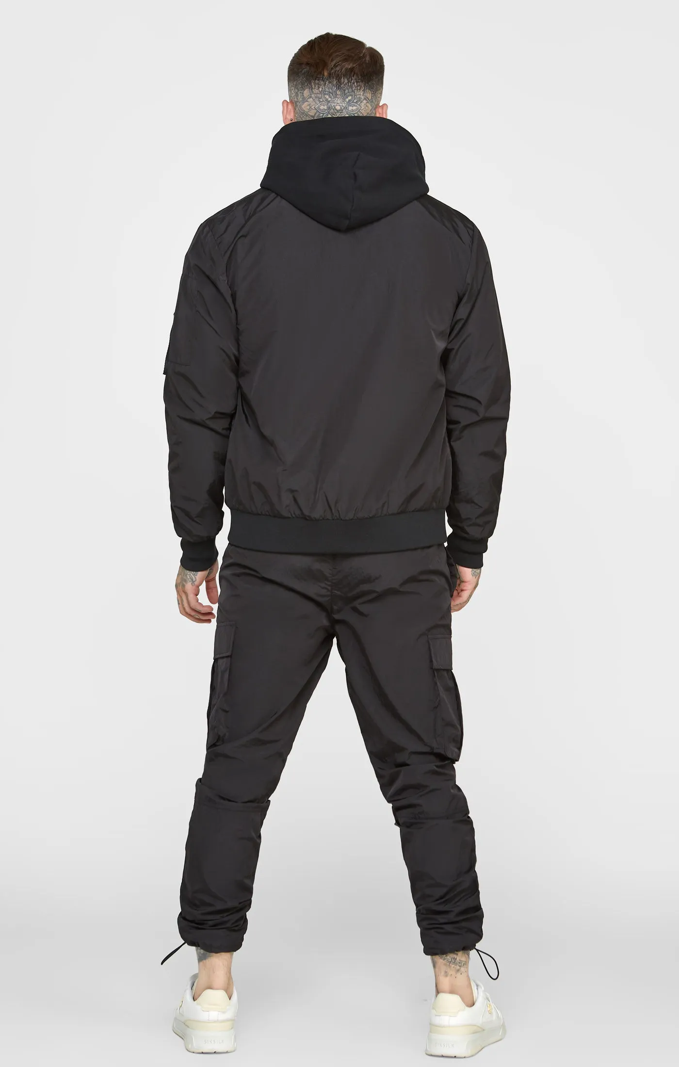 Black Reversible Bomber sold by Siksilk product image thumbnail 5