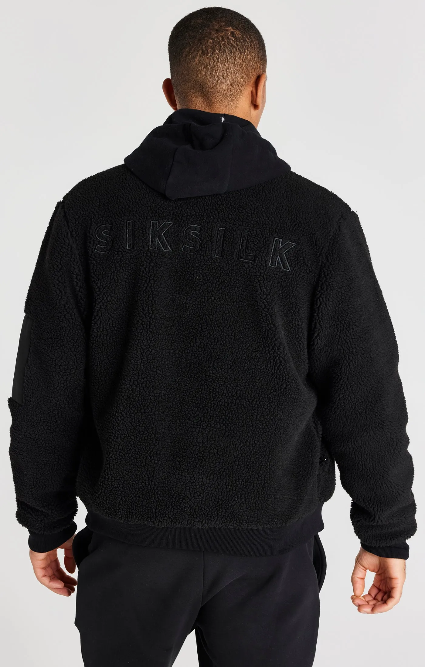 Black Borg Bomber Jacket sold by Siksilk product image thumbnail 3