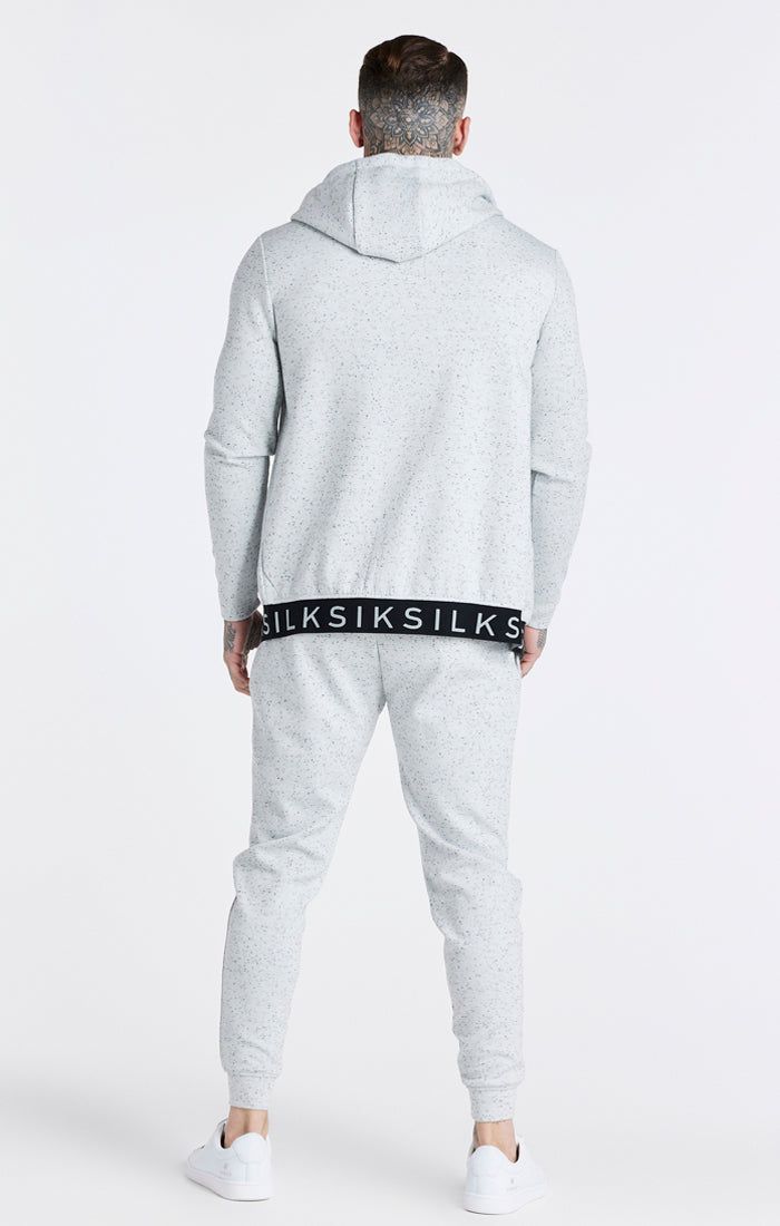 Grey Zip Through Hoodie sold by Siksilk product image thumbnail 6