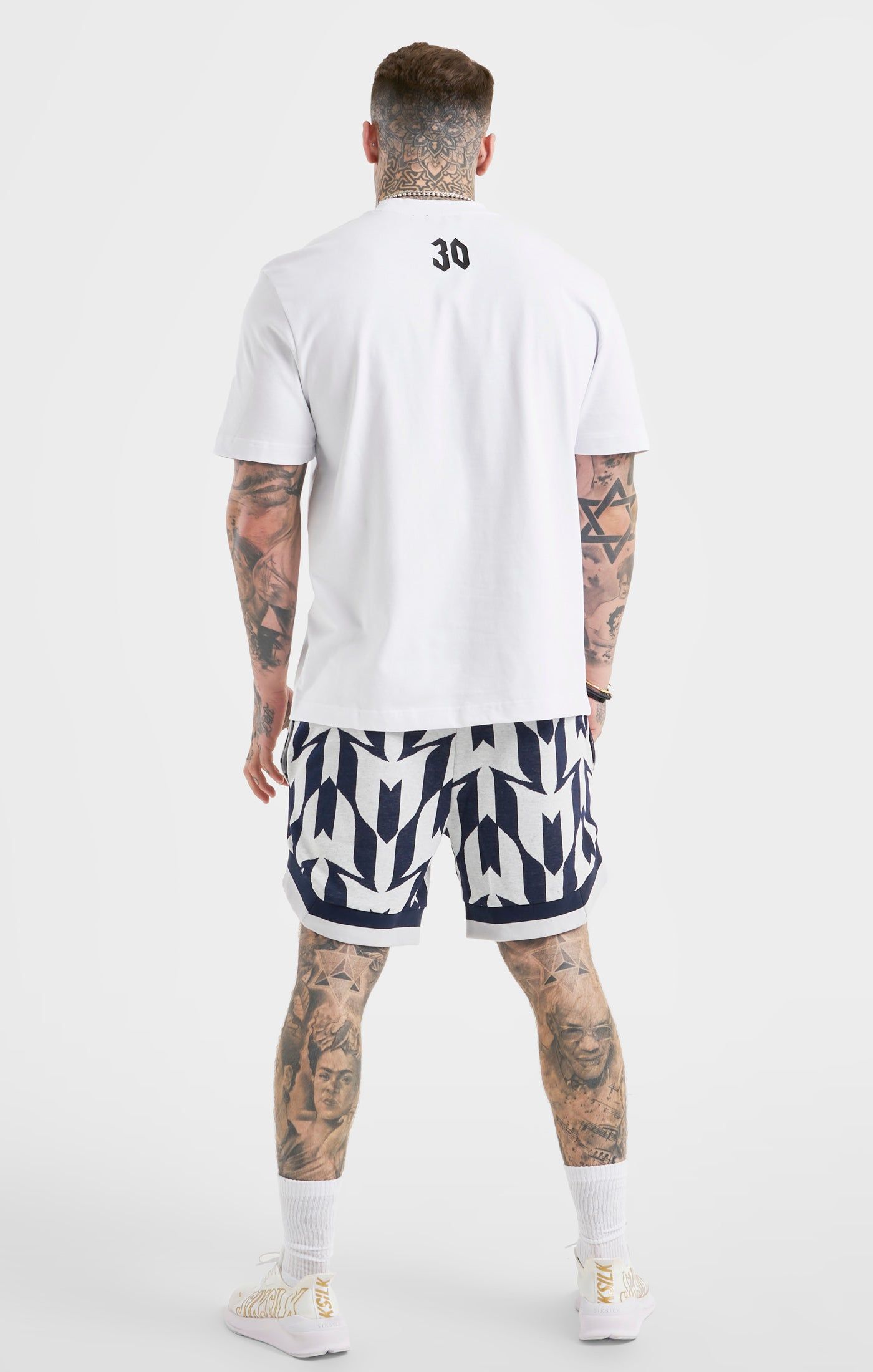 Messi x SikSilk White Oversized T-Shirt sold by Siksilk product image thumbnail 5