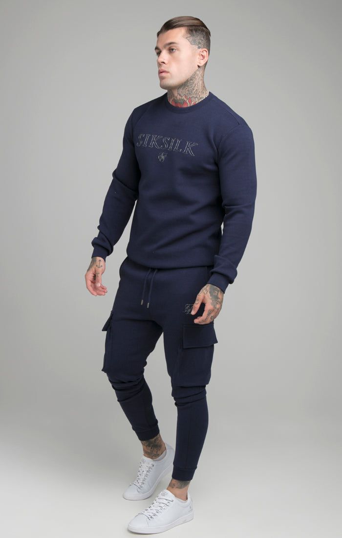 Navy Cargo Pant sold by Siksilk product image thumbnail 5