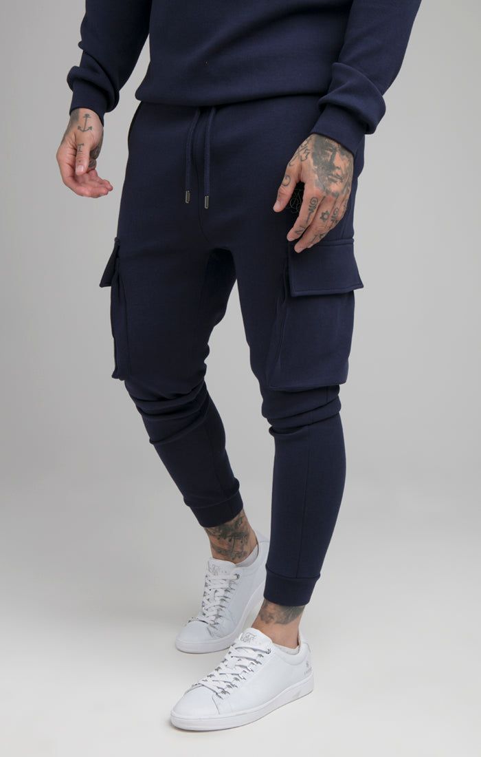 Navy Cargo Pant sold by Siksilk