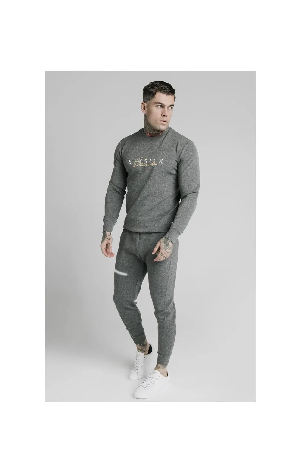 SikSilk Signature Sweater - Grey sold by Siksilk product image thumbnail 2