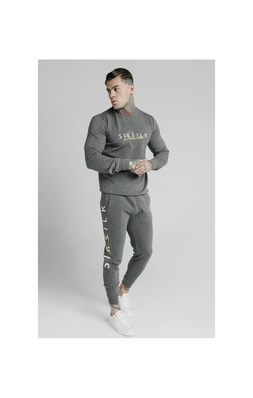 SikSilk Signature Sweater - Grey sold by Siksilk product image thumbnail 3