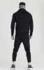 Black Overhead Retro Sports Hoodie sold by Siksilk
