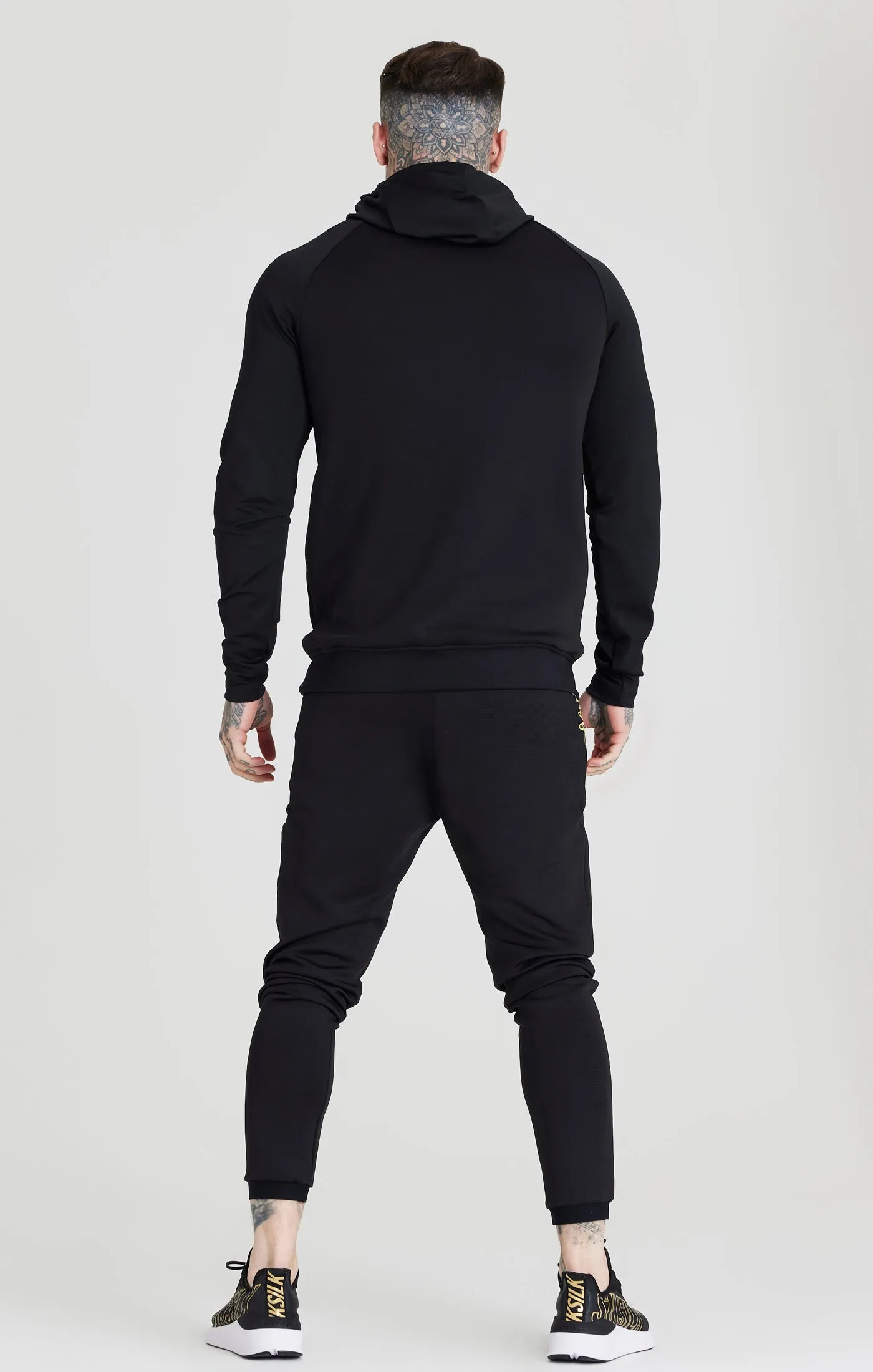 Black Overhead Retro Sports Hoodie sold by Siksilk product image thumbnail 5