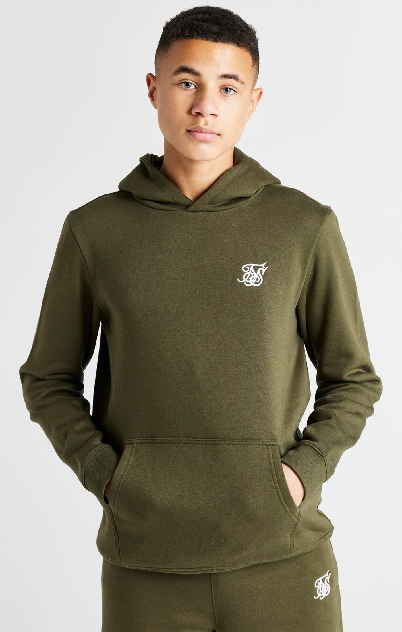 Boys Khaki Crew Sweatshirt sold by Siksilk