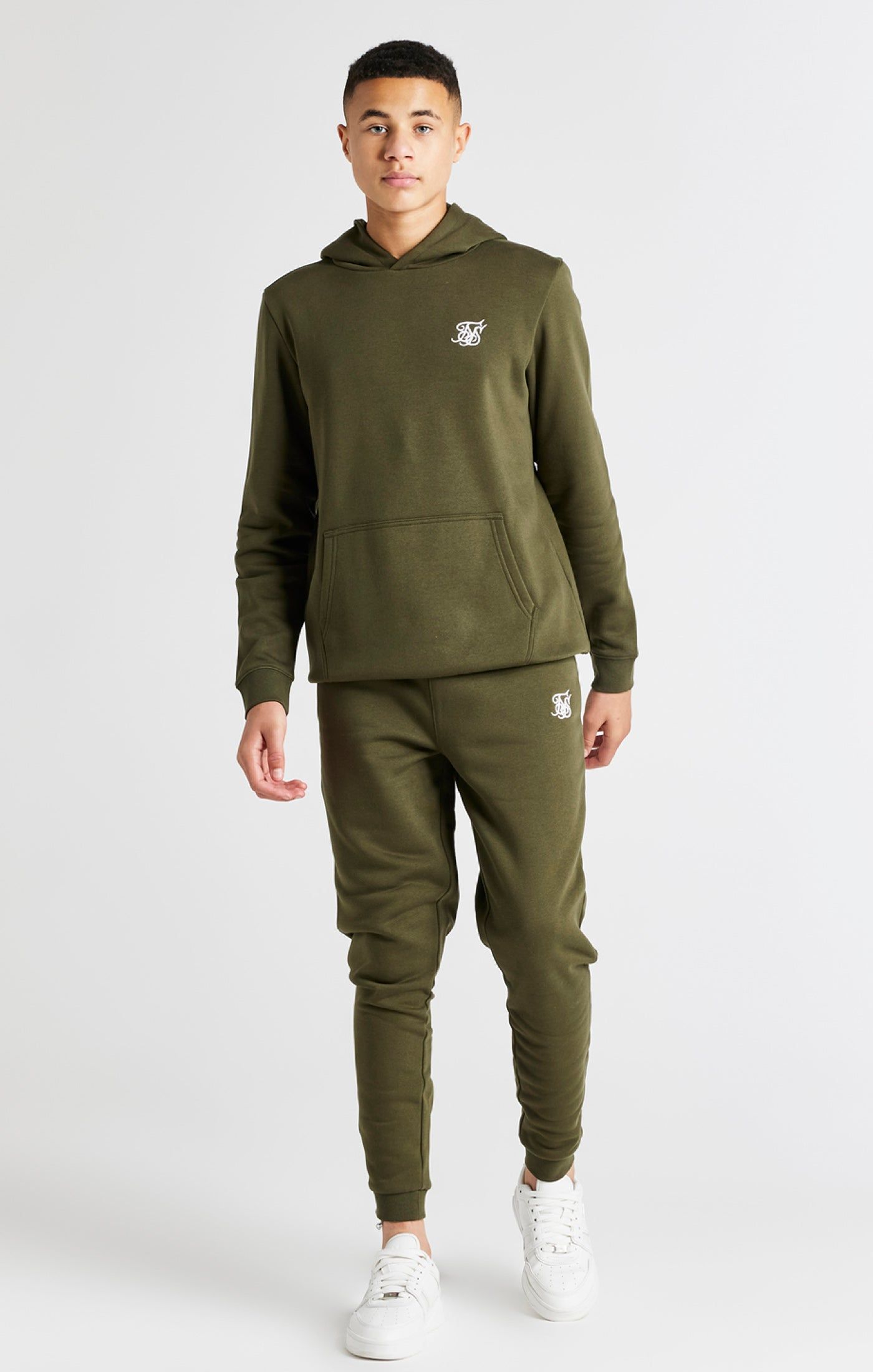 Boys Khaki Crew Sweatshirt sold by Siksilk product image thumbnail 3