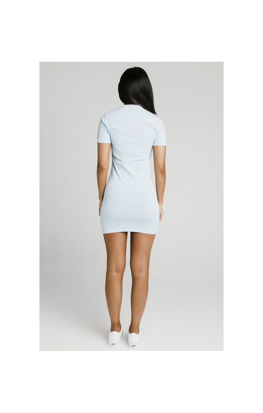 SikSilk Sky Tape Bodycon Dress - Light Blue sold by Siksilk product image thumbnail 6