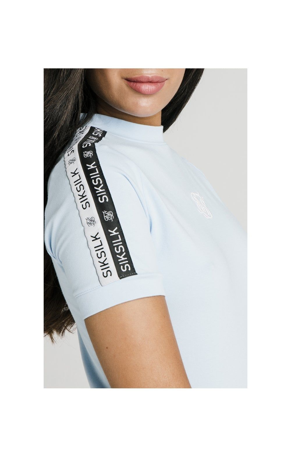 SikSilk Sky Tape Bodycon Dress - Light Blue sold by Siksilk product image thumbnail 2
