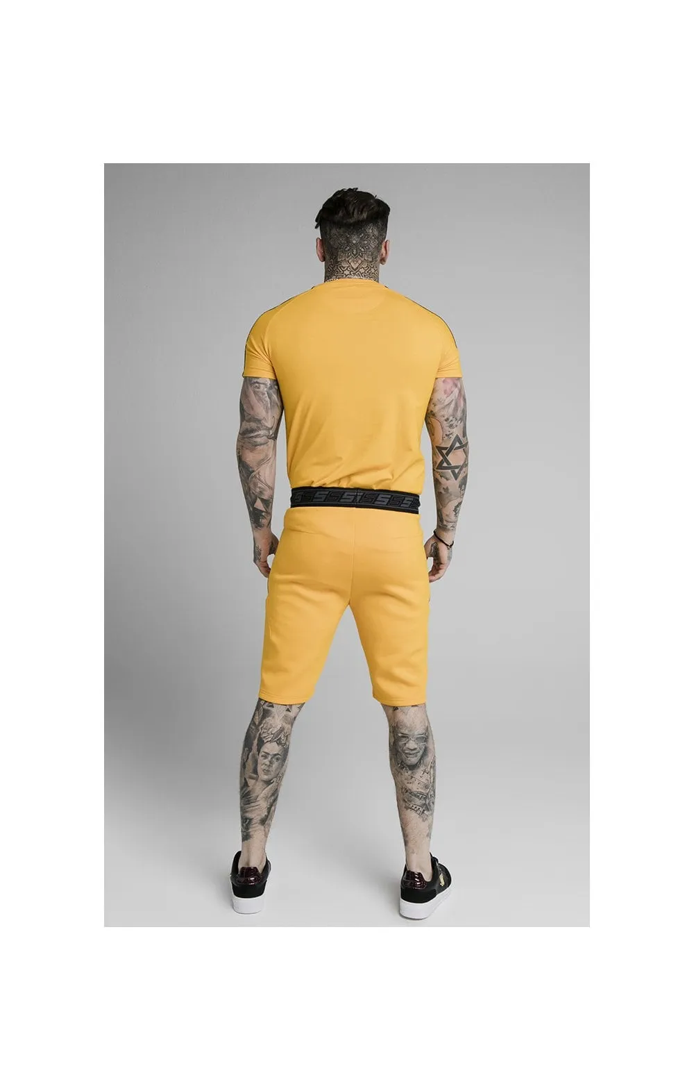 SikSilk Exhibit Function Shorts - Yellow sold by Siksilk product image thumbnail 4