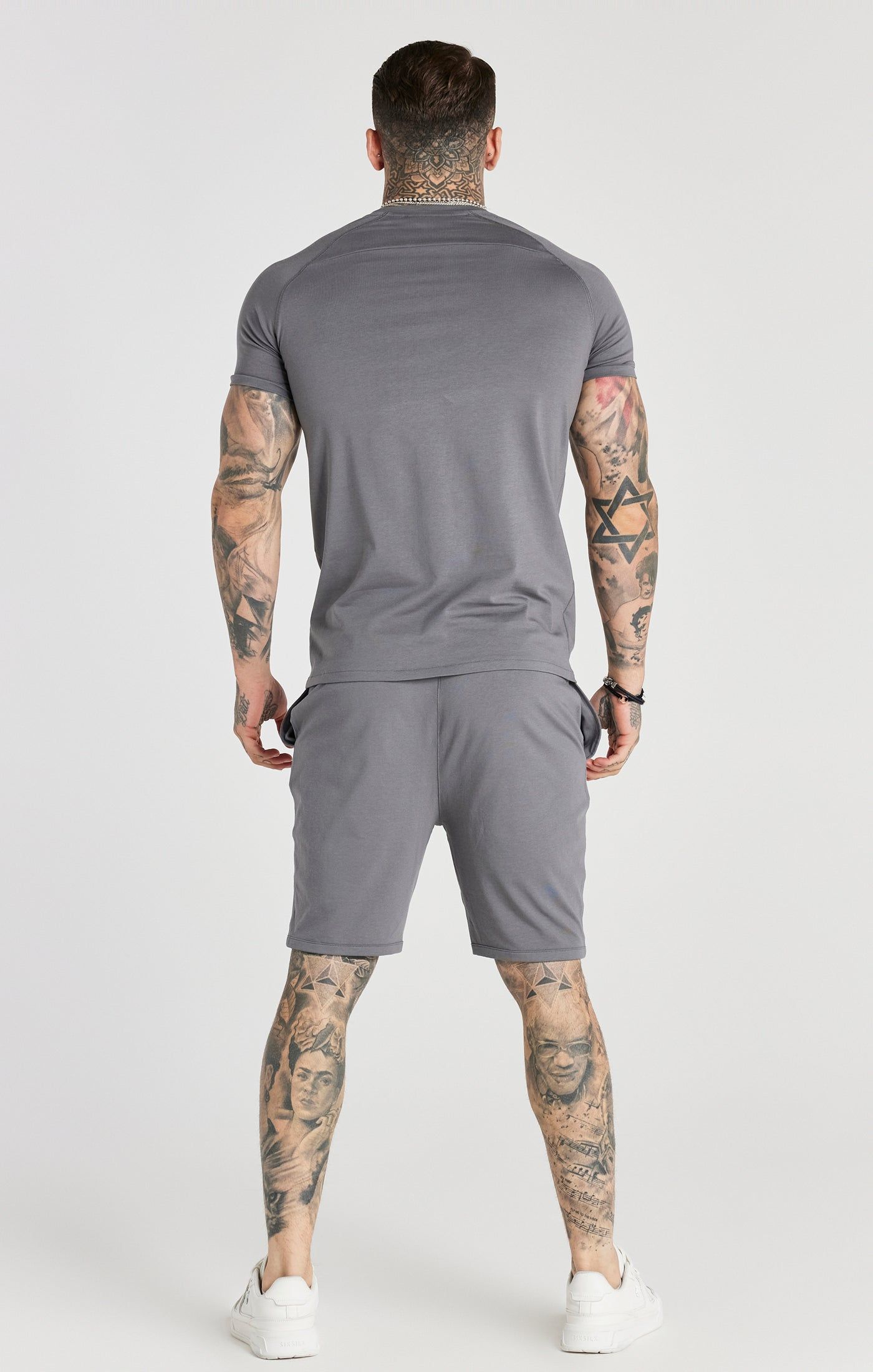 Grey Twin Set T-Shirt And Short sold by Siksilk product image thumbnail 2