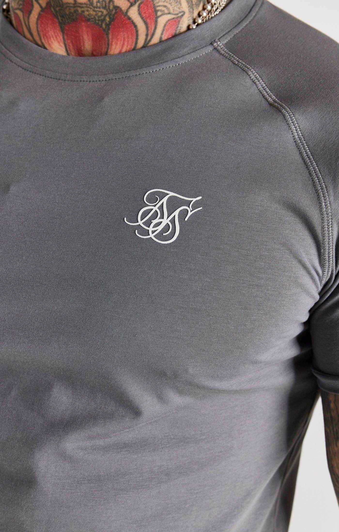 Grey Twin Set T-Shirt And Short sold by Siksilk product image thumbnail 4