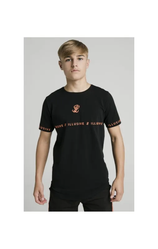 Illusive London Tape Tee - Black sold by Siksilk
