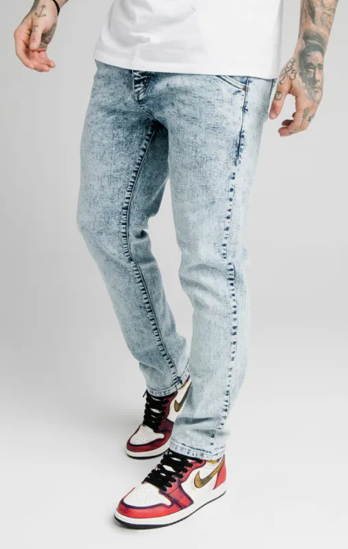 Light Blue Recycled Straight Cut Jean sold by Siksilk