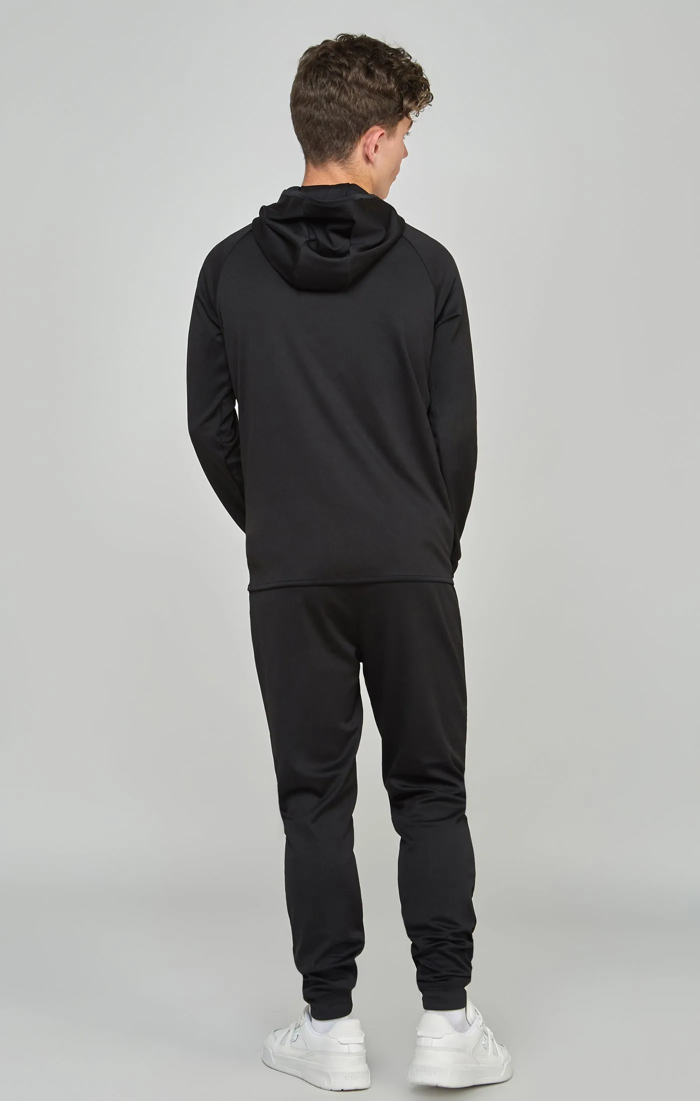 Boys Black Zip Thru & Jogger Tracksuit sold by Siksilk product image thumbnail 5