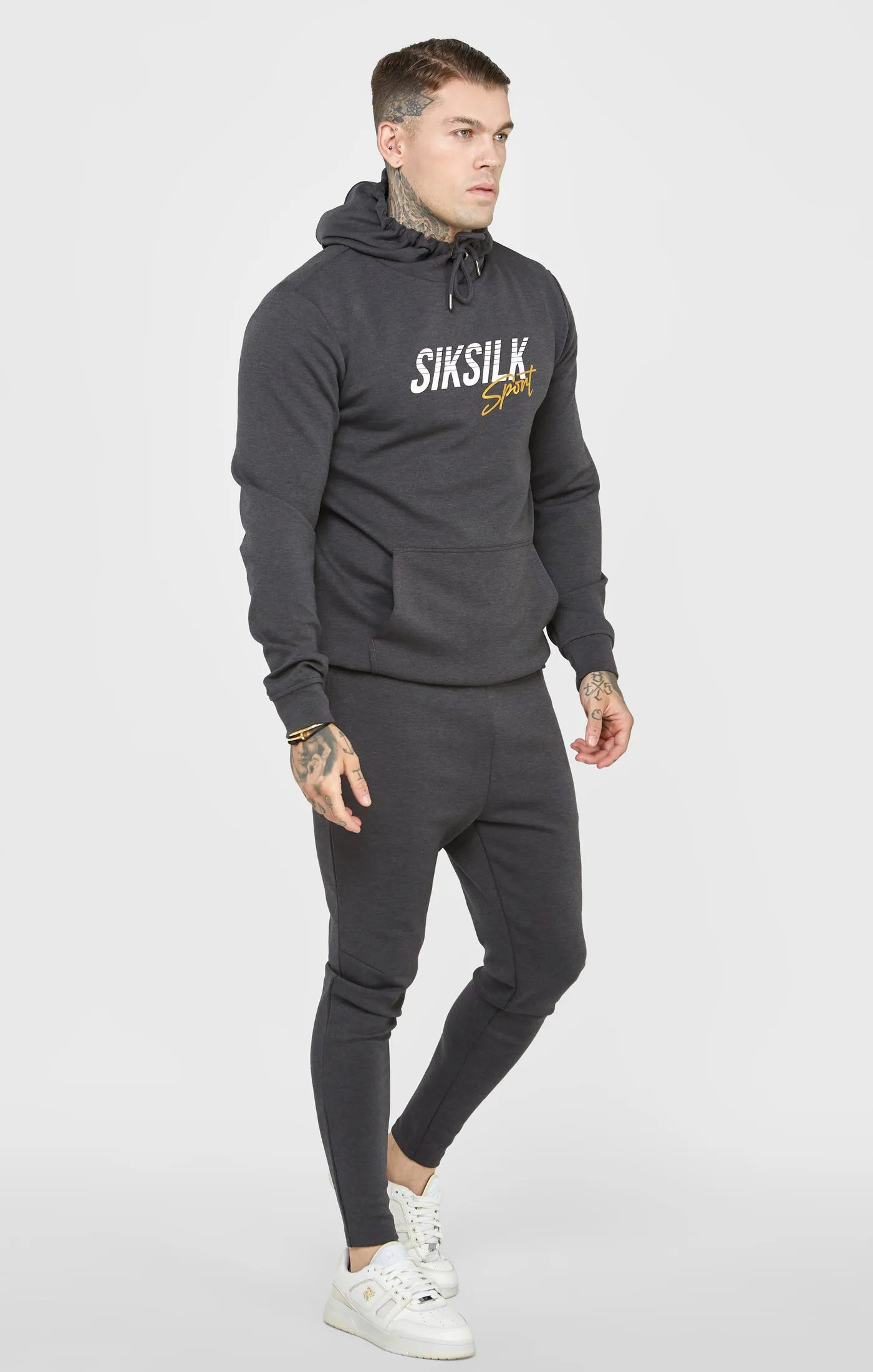 Charcoal Sports Overhead Hoodie sold by Siksilk product image thumbnail 4