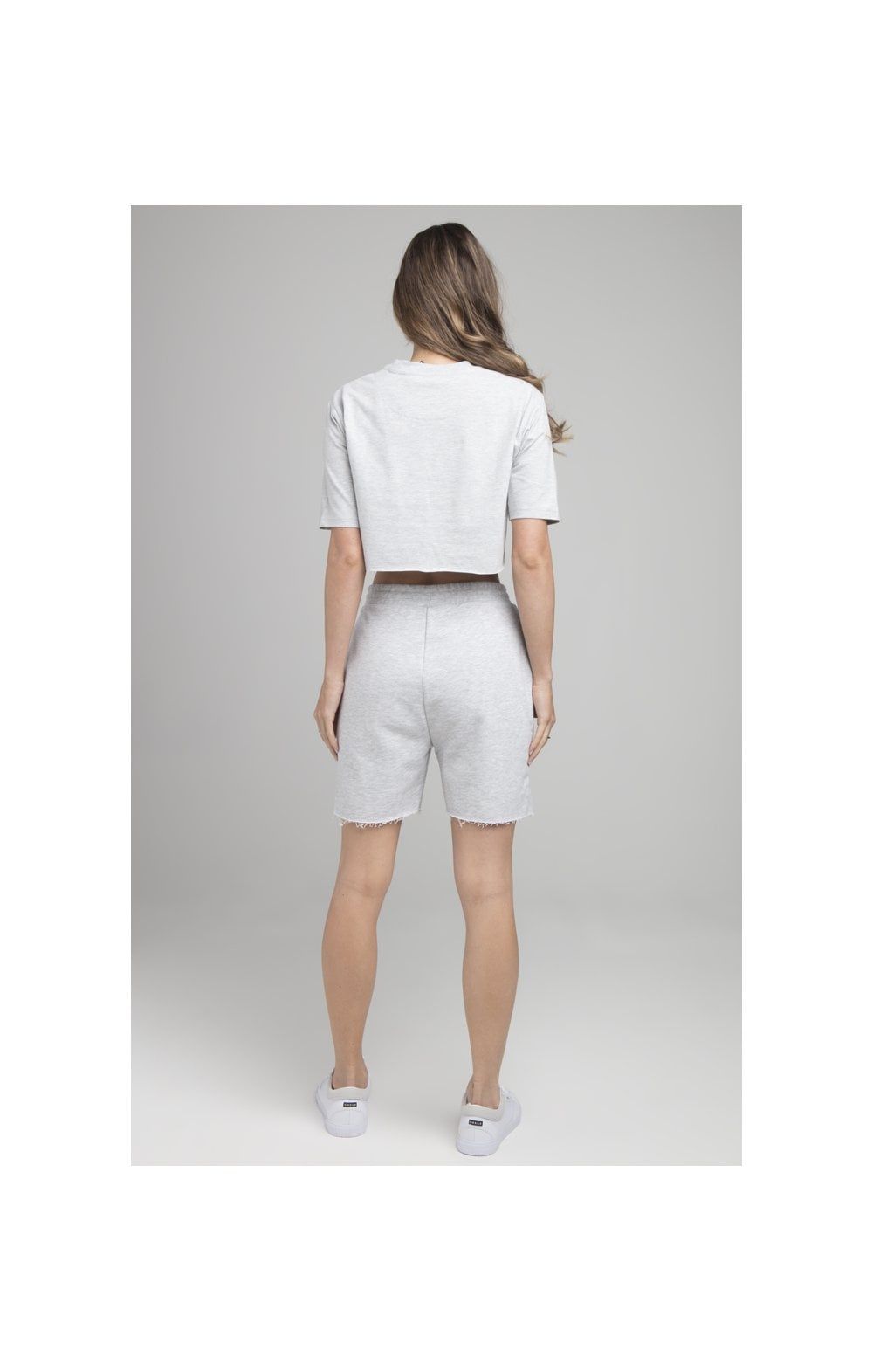 SikSilk Cropped Tee - Grey Marl sold by Siksilk product image thumbnail 5