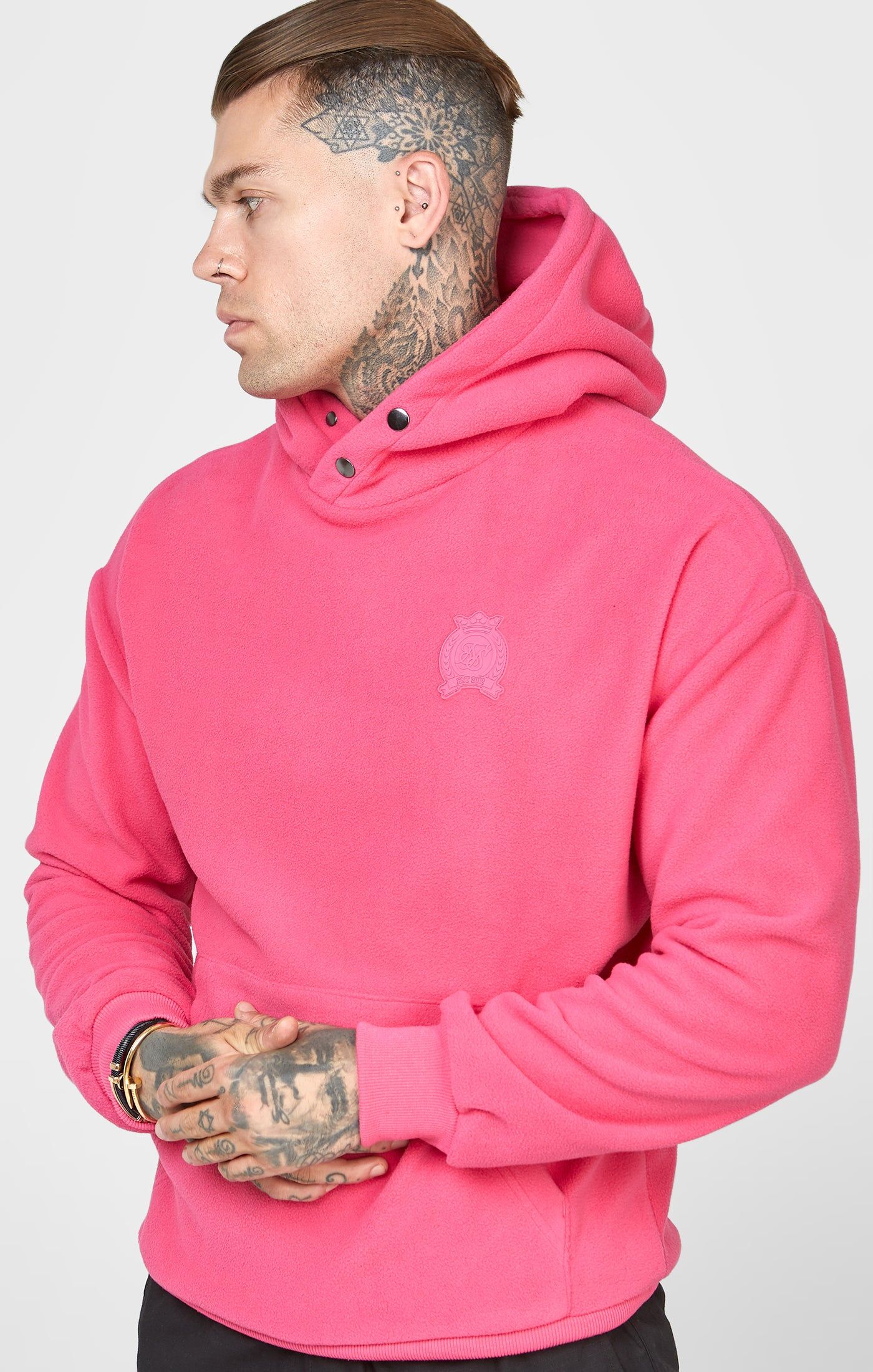 Pink Fleece Hoodie sold by Siksilk