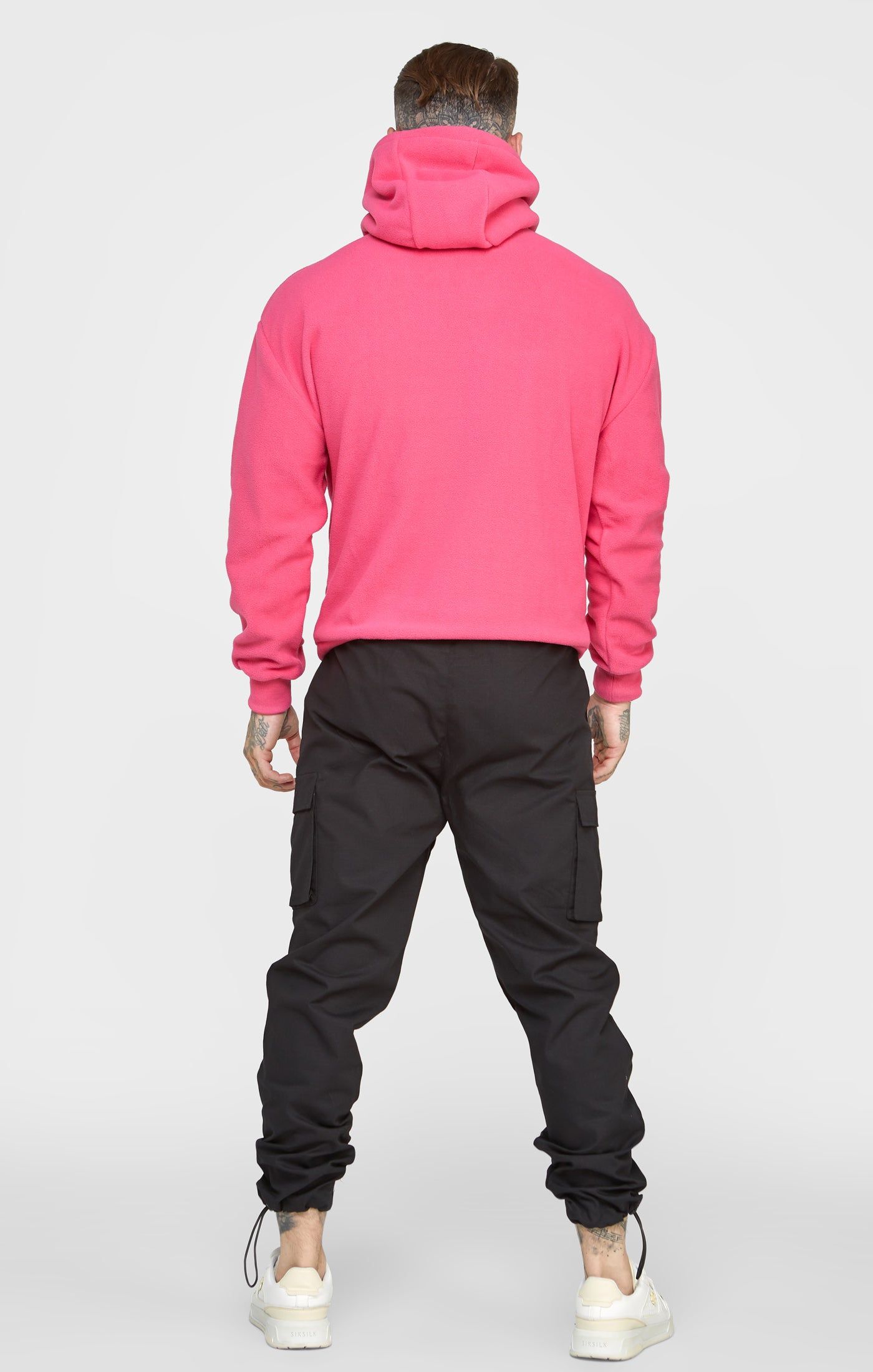 Pink Fleece Hoodie sold by Siksilk product image thumbnail 5