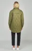 Khaki Lightweight Quilt Jacket sold by Siksilk