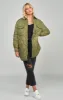 Khaki Lightweight Quilt Jacket sold by Siksilk