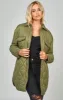 Khaki Lightweight Quilt Jacket sold by Siksilk