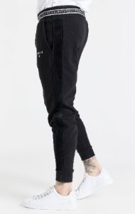 Black Eminent Cuff Pant sold by Siksilk