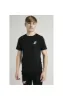 Boys Illusive Black Essentials Short Sleeve T-Shirt sold by Siksilk