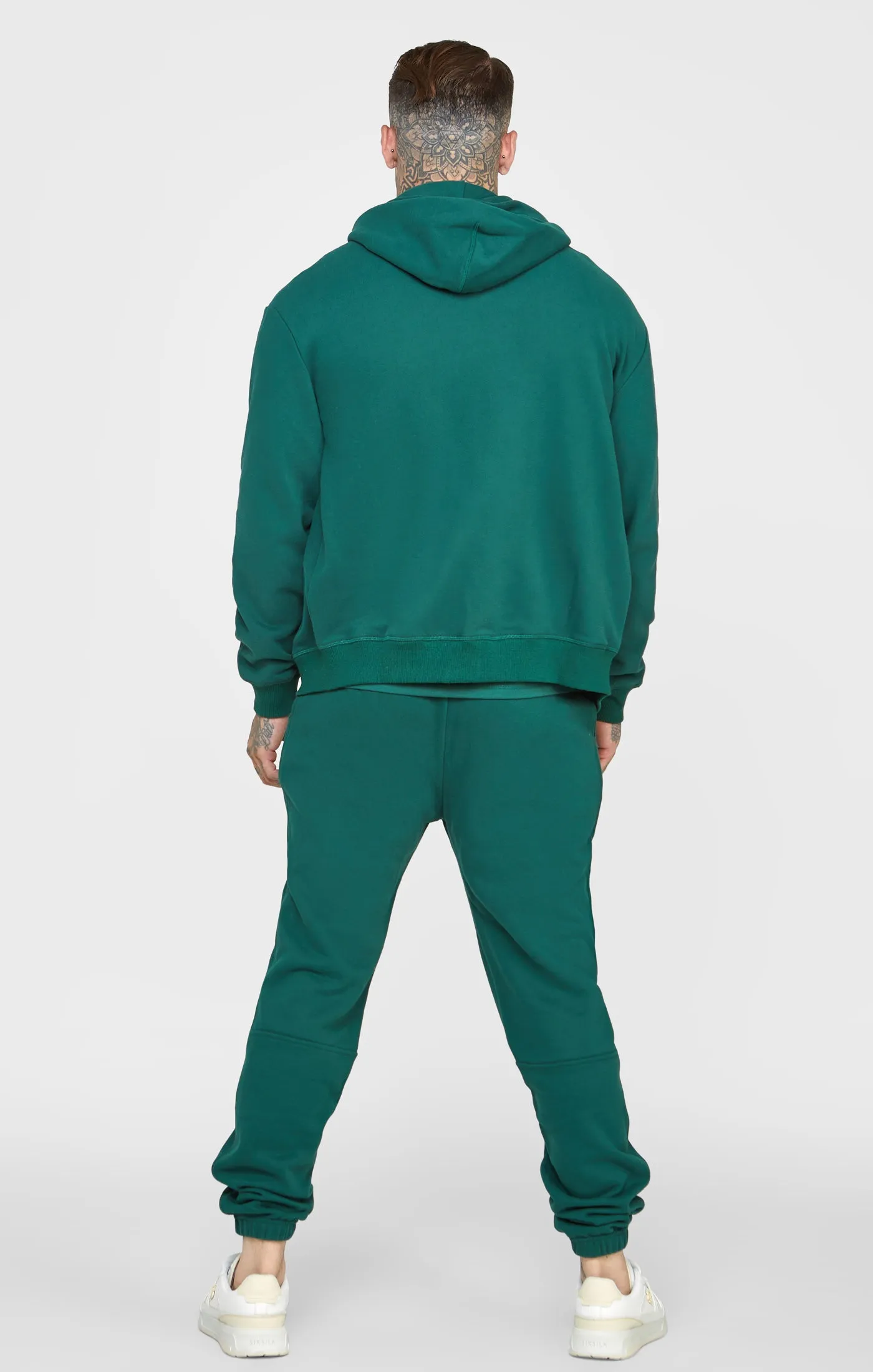Green Zip Through Hoodie sold by Siksilk product image thumbnail 5