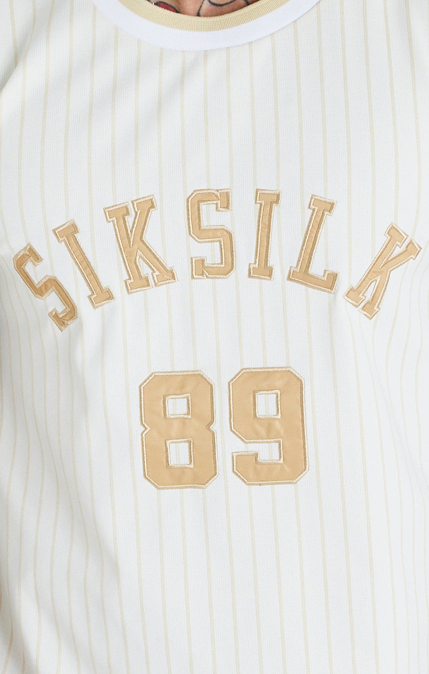 Ecru Retro Classic Basketball Vest sold by Siksilk product image thumbnail 2