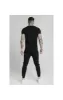 SikSilk Prestige Straight Hem Gym Tee - Black & Gold sold by Siksilk
