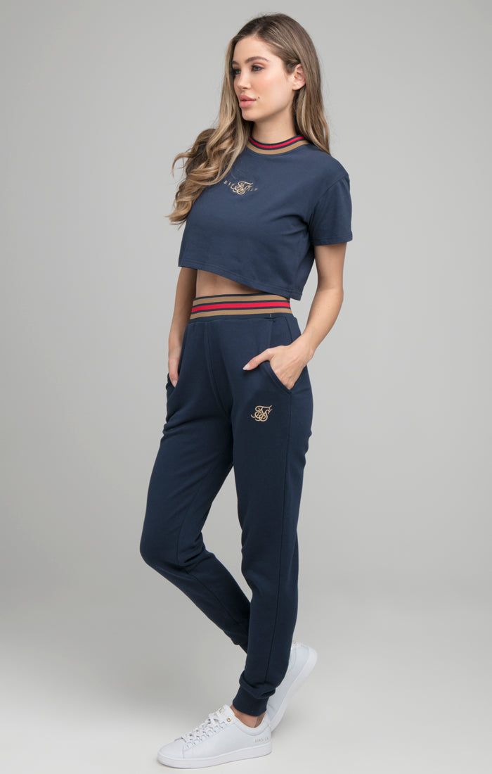 SikSilk Reign Crop Tee - Navy sold by Siksilk product image thumbnail 4