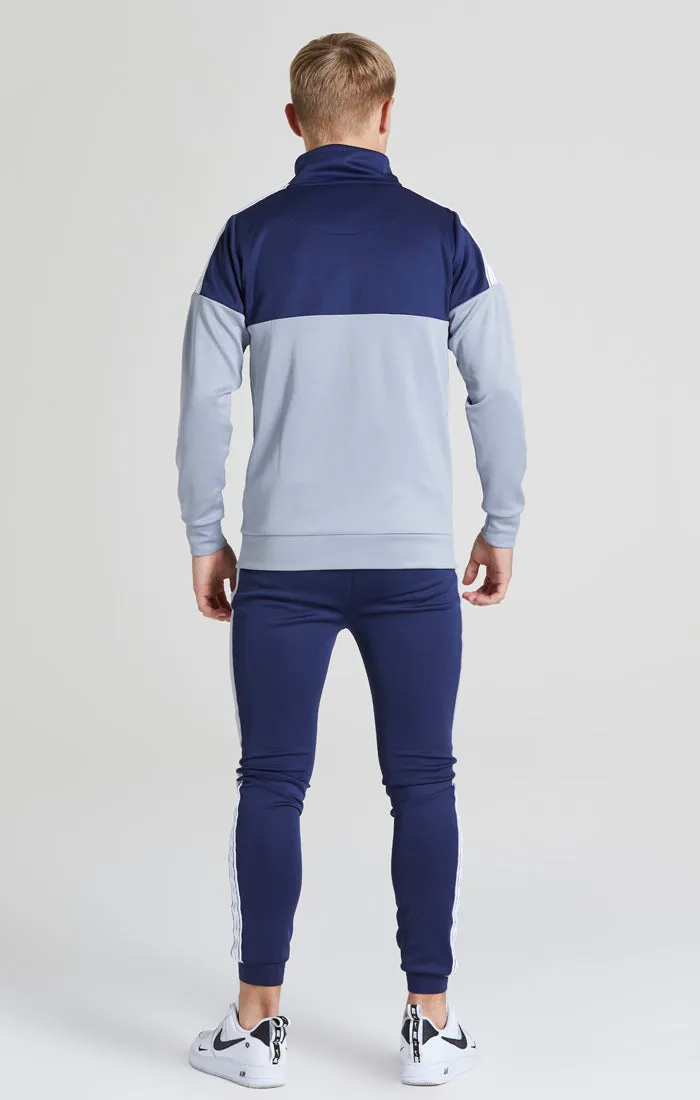 Illusive London Taped Funnel Neck - Navy & Grey sold by Siksilk product image thumbnail 5