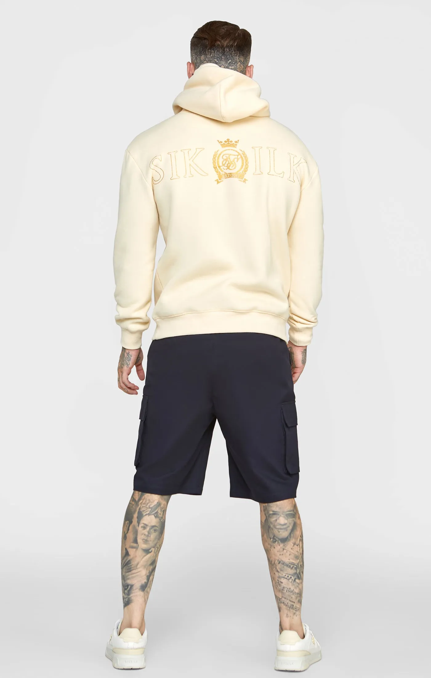 Navy Woven Cargo Short sold by Siksilk product image thumbnail 5