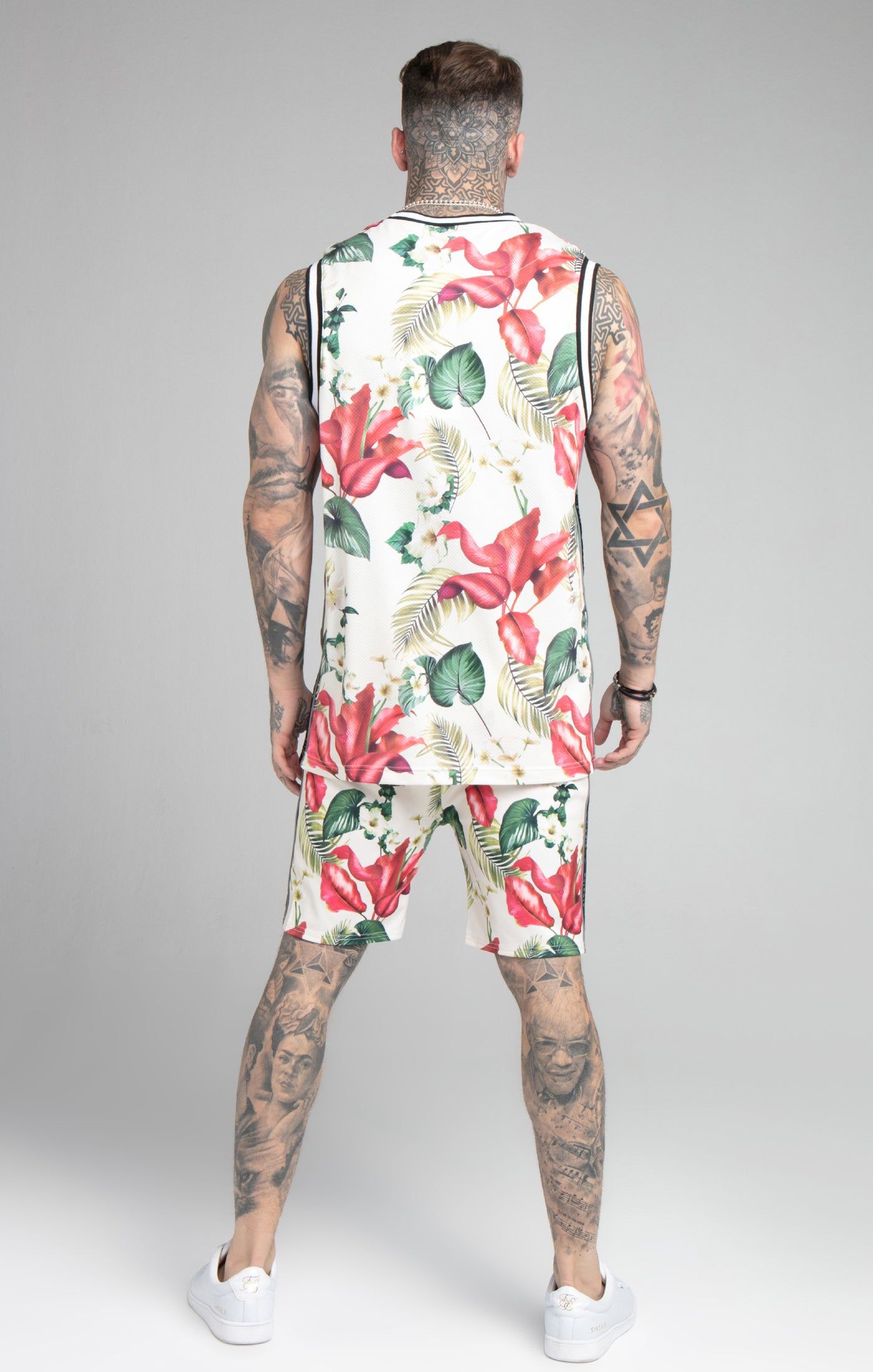Ecru Retro Tape Short sold by Siksilk product image thumbnail 5