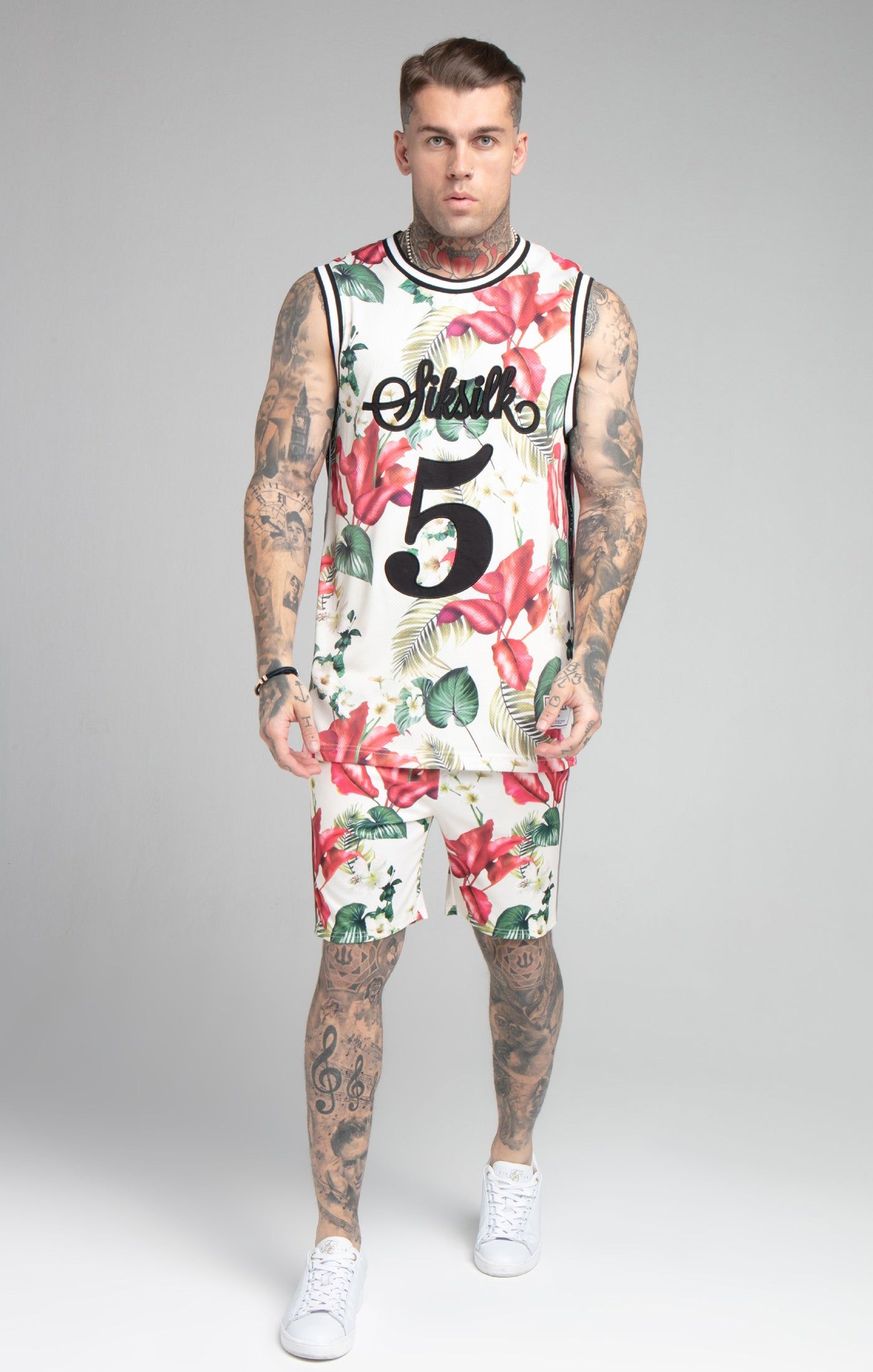 Ecru Retro Tape Short sold by Siksilk product image thumbnail 4