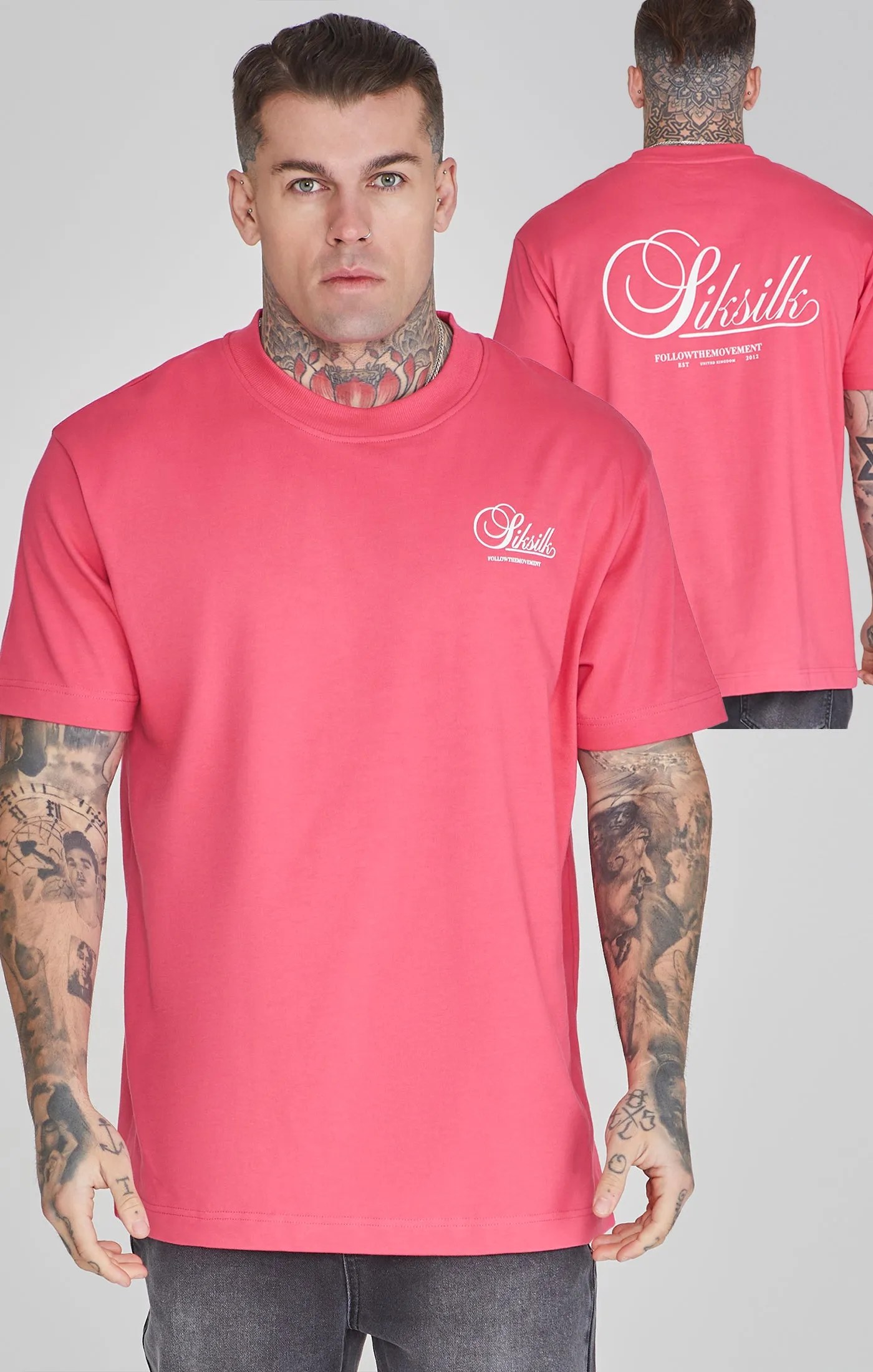 Pink Graphic T-Shirt sold by Siksilk